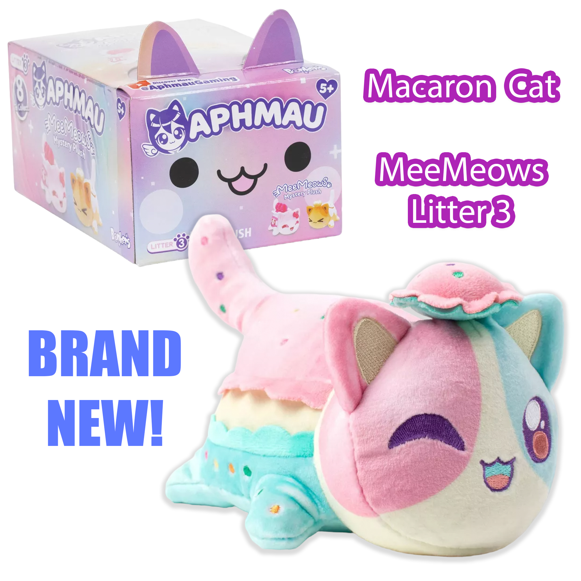 MOON CAT - MeeMeows Litter 4 from Aphmau (BRAND NEW) Cute Kitty