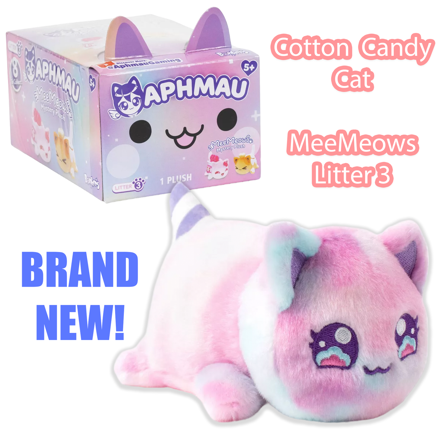 MOON CAT - MeeMeows Litter 4 from Aphmau (BRAND NEW) Cute Kitty Plushi –  Otaku Boxes