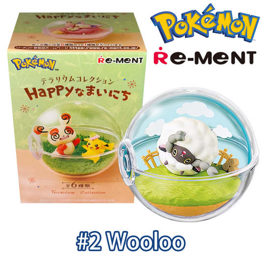 WOOLOO - Pokemon Terrarium Collection Happy Days RE-MENT #2 (BRAND NEW)