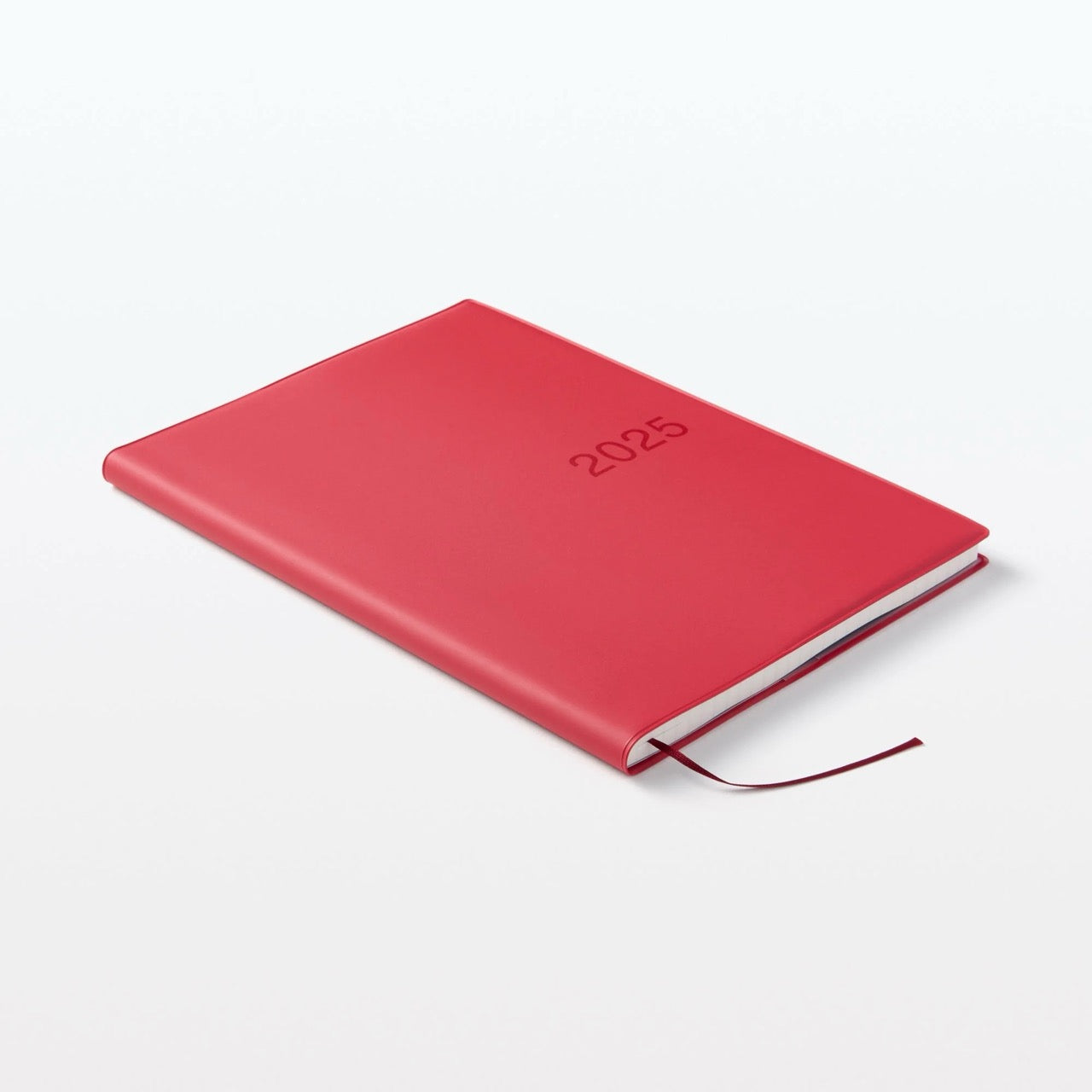 MUJI 2025 Monthly Weekly Yearly Planner RED B6 (Starts December 24) USA