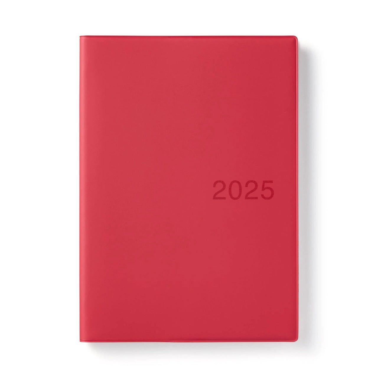 MUJI 2025 Monthly Weekly Yearly Planner RED B6 (Starts December 24) USA