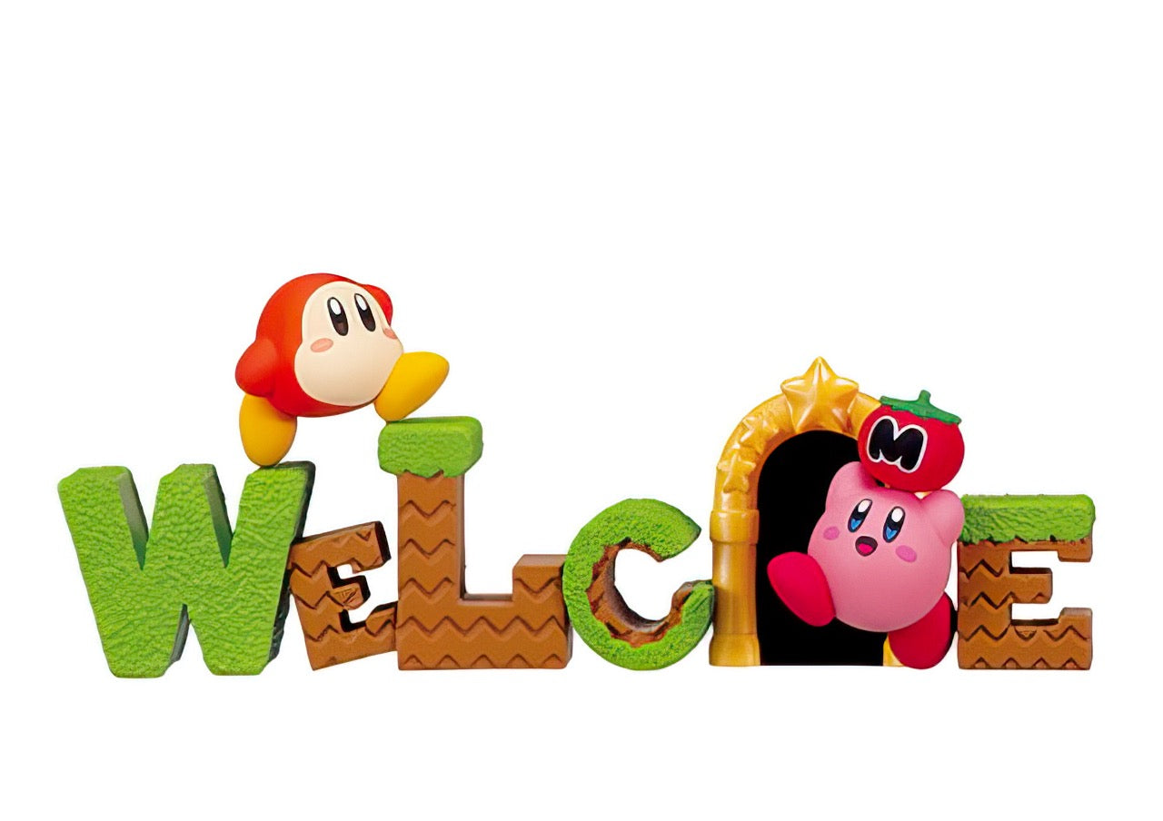 #1 WELCOME - Kirby and Words RE-MENT Collectible Figure (BRAND NEW) From USA!