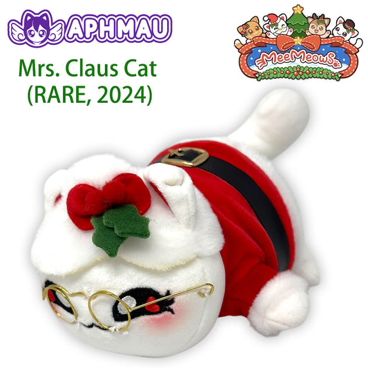 MRS CLAUS CAT - MeeMeows - RARE Limited Plush Aphmau (NEW) 2024 Christmas