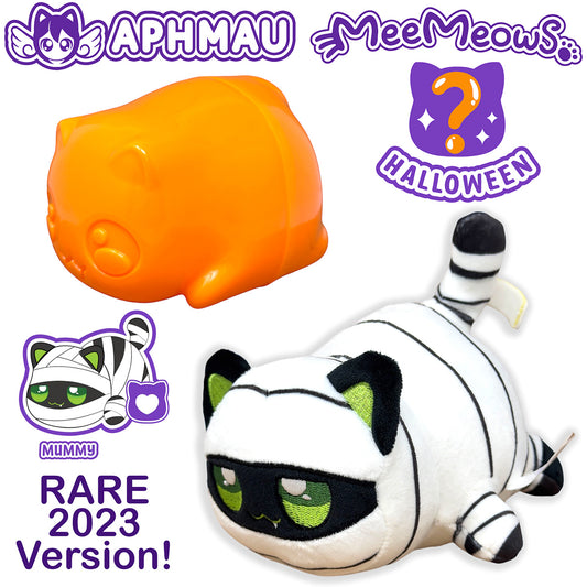 MUMMY CAT - MeeMeows HALLOWEEN EGG 2023 from Aphmau (NEW) VERY RARE PLUSH