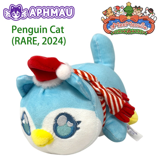 PENGUIN CAT - MeeMeows - RARE Limited Plush Aphmau (NEW) 2024 Christmas