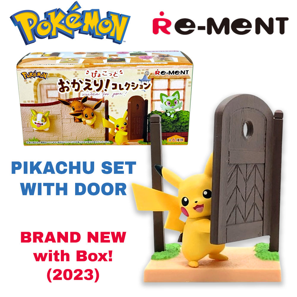 Pokemon - PIKACHU NEAR DOOR - Waited For You - RE-MENT Figure #1 (NEW) 2023 Ed.