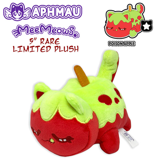 POISON APPLE CAT - Aphmau MeeMeows HALLOWEEN 5" Plush (BRAND NEW) RARE Version!