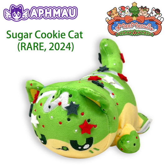 SUGAR COOKIE CAT - MeeMeows - RARE Limited 5" Plush Aphmau (NEW) 2024 Christmas