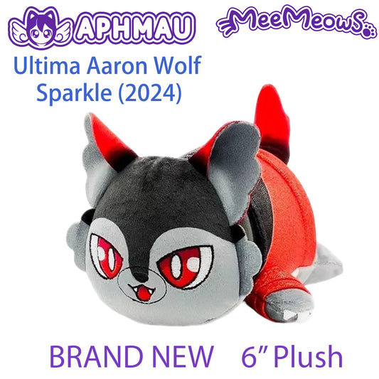 ULTIMA AARON CAT - MeeMeows Aphmau Sparkle Series 2 (NEW) 6" Plush - 2024 Ed