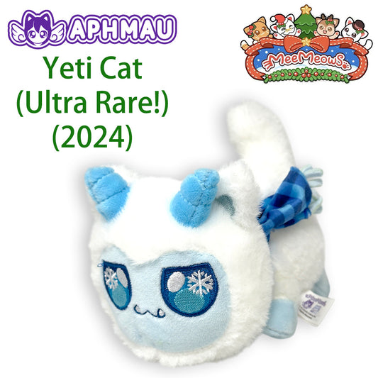 YETI CAT MeeMeows - ULTRA RARE Limited Plush from Aphmau (NEW) 2024 Christmas